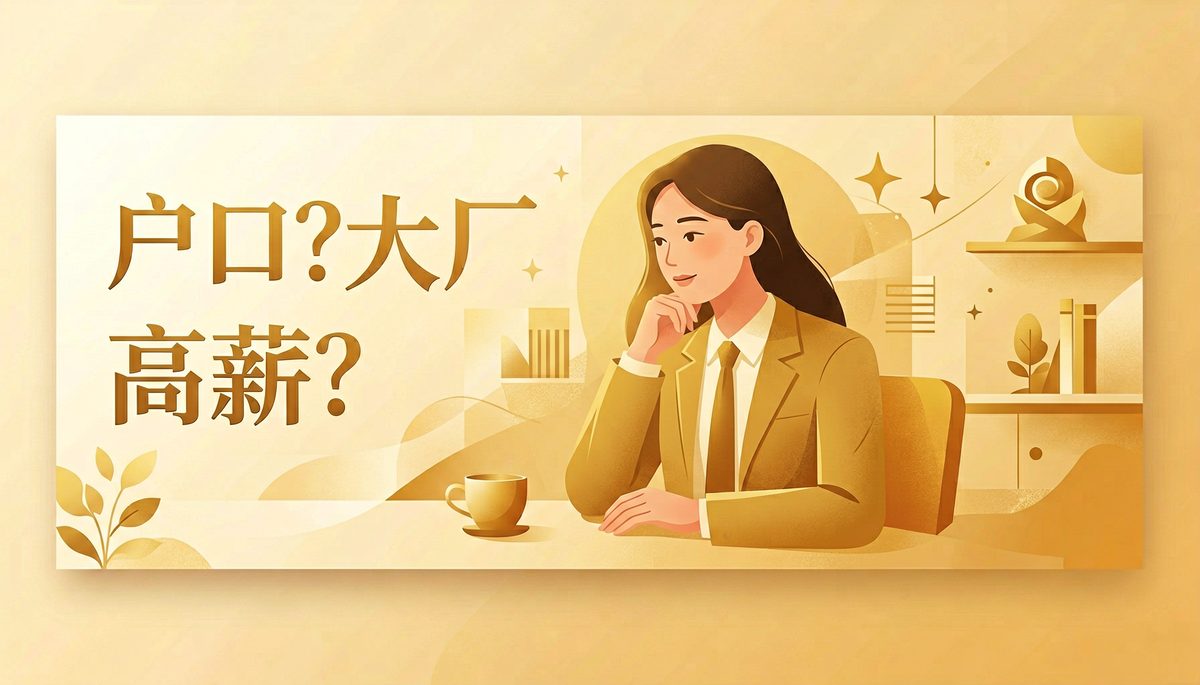 Hukou, Big Tech, High Salary, Life — Career Choices for Fresh Graduates